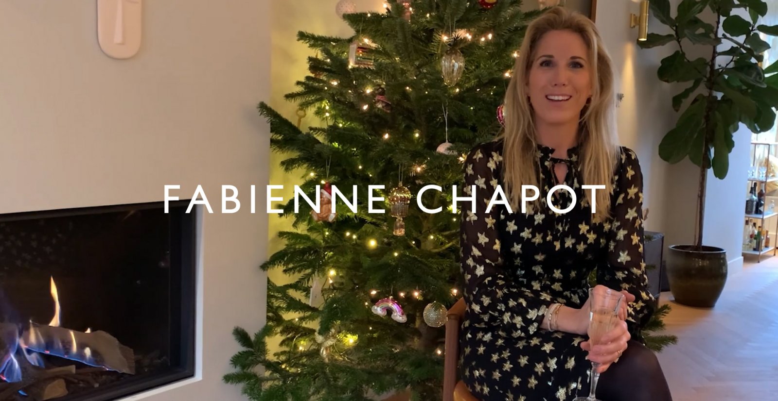 Fabienne Chapot kerstboodschap