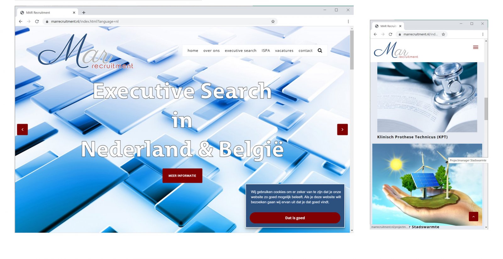 MAR Recruitment website