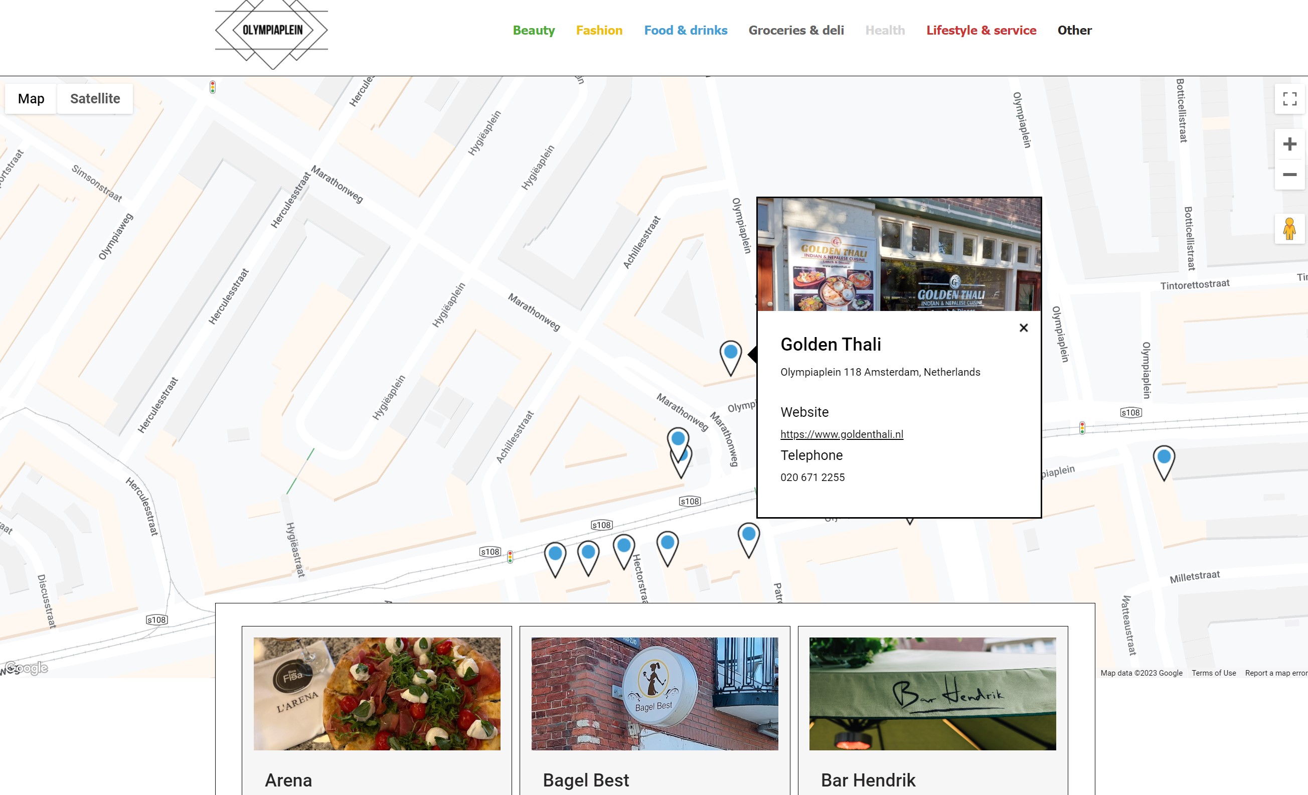 Olympiapleinbuurt website