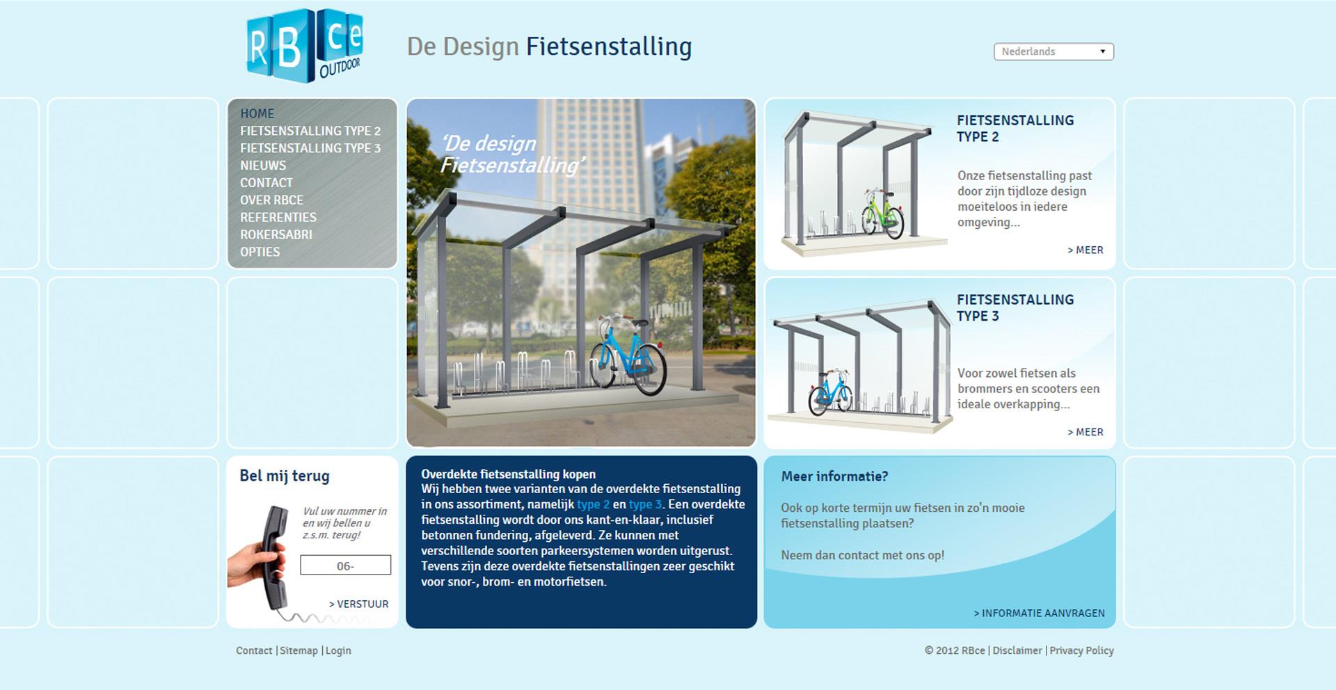 De Fietsenstalling website