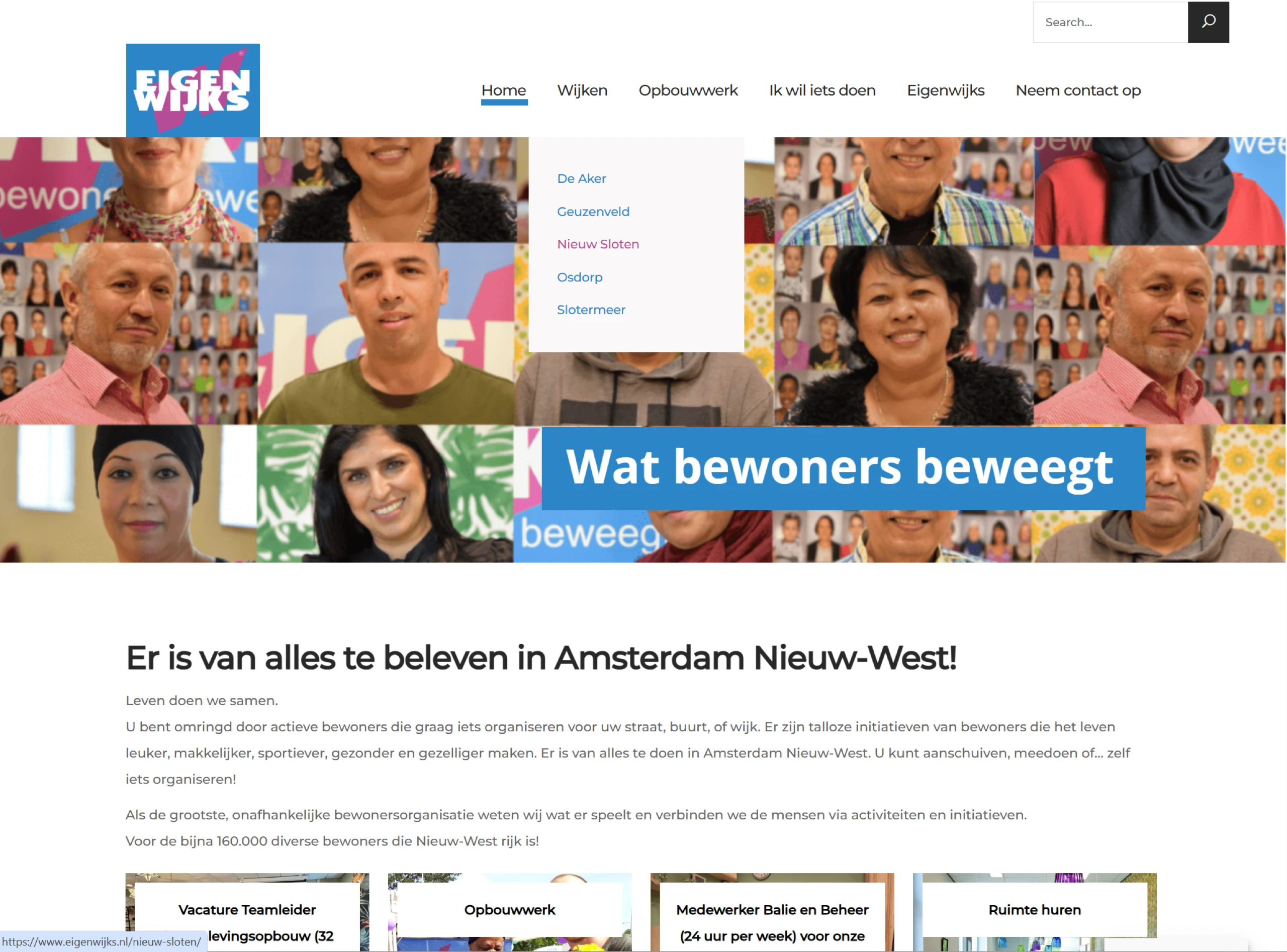 Eigenwijks website
