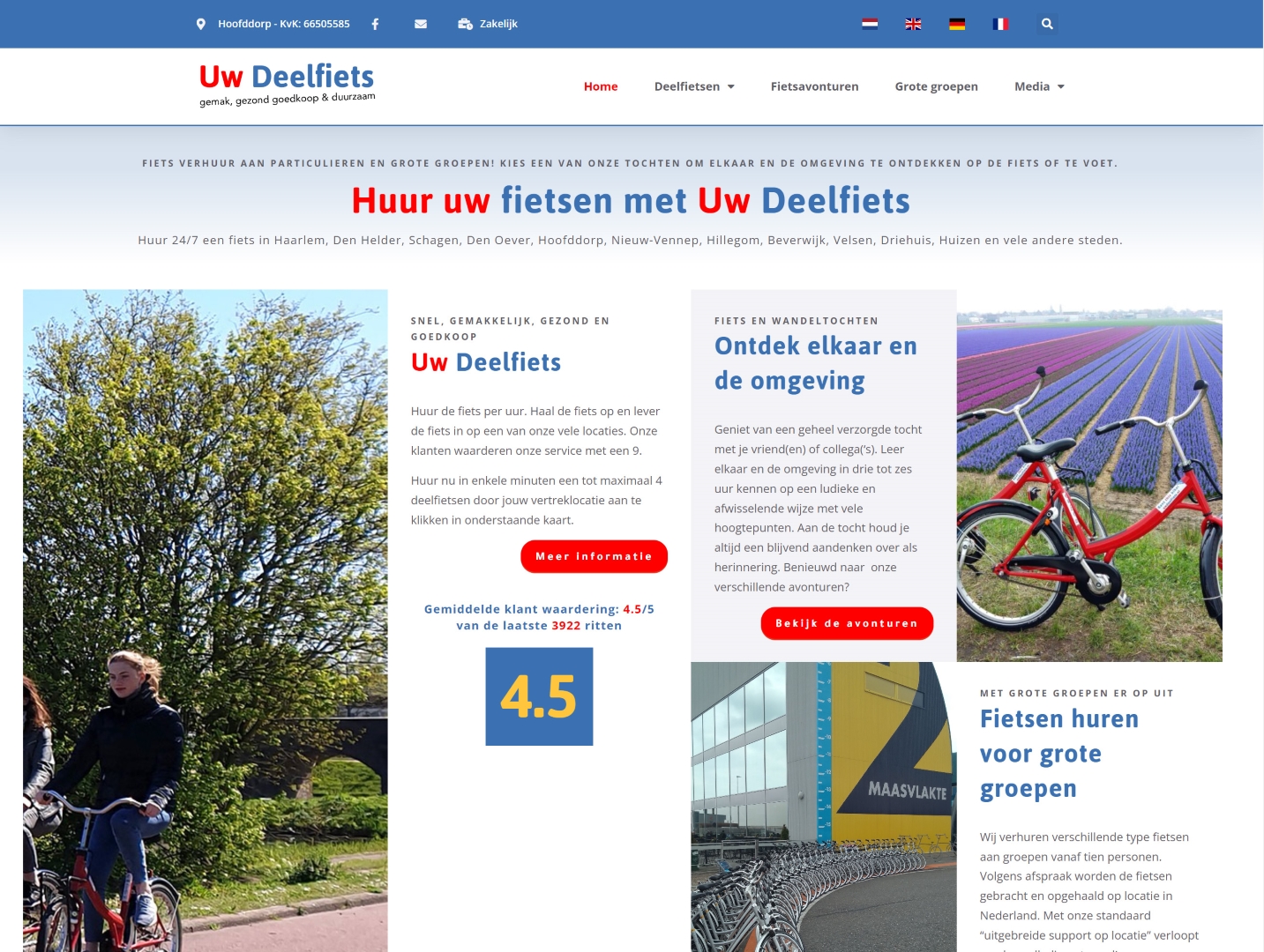 Uwdeelfiets website