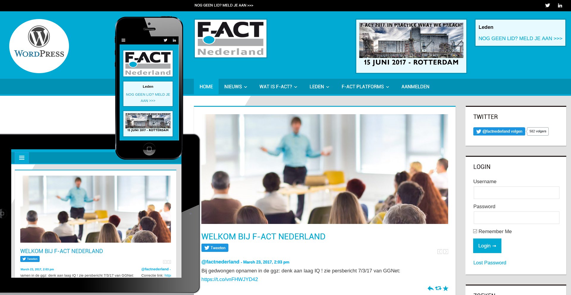 F-ACT Nederland website