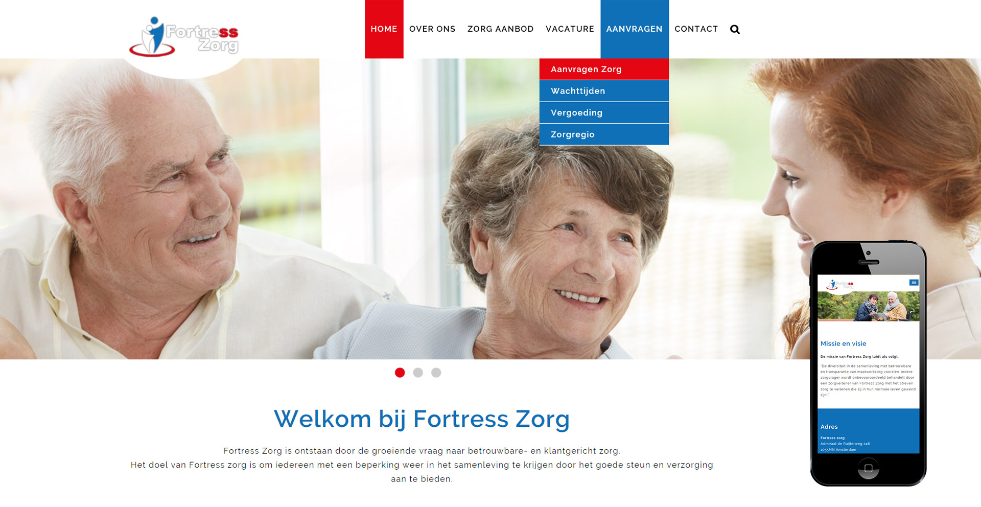 Fortress Zorg website