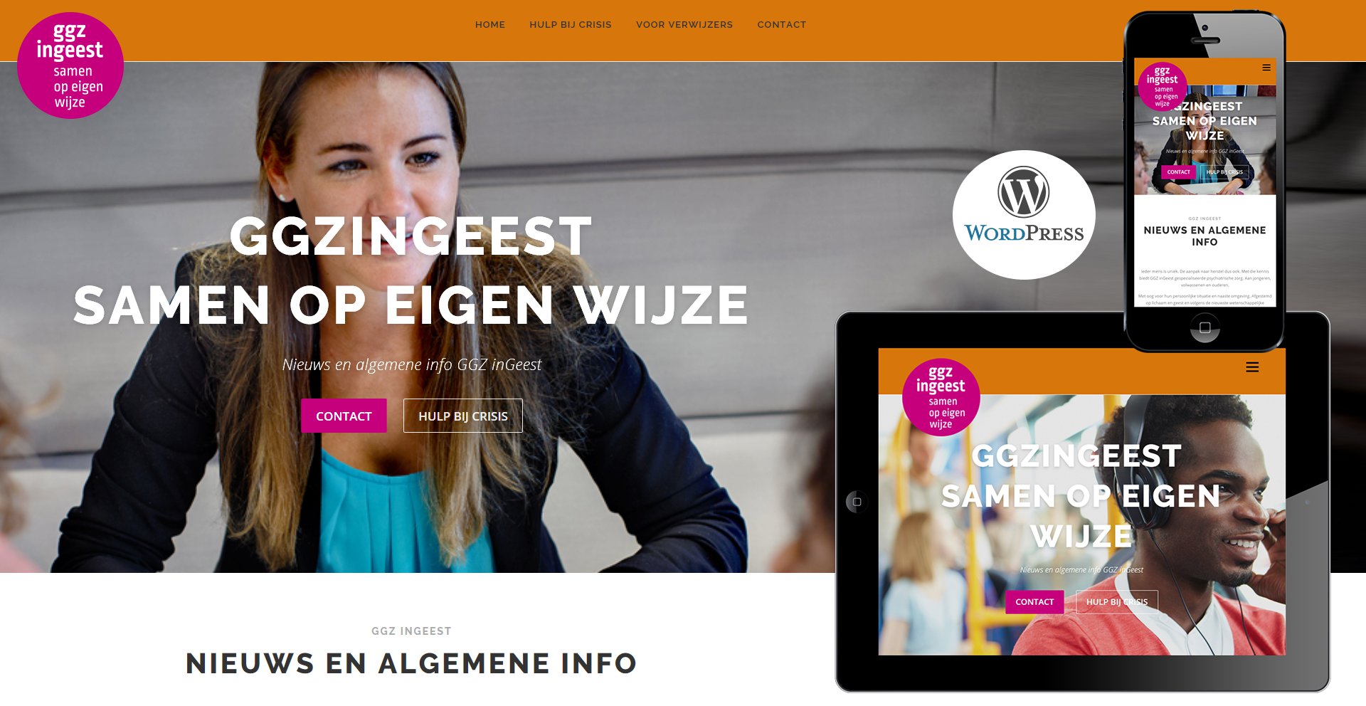 Noodwebsite GGZ inGeest